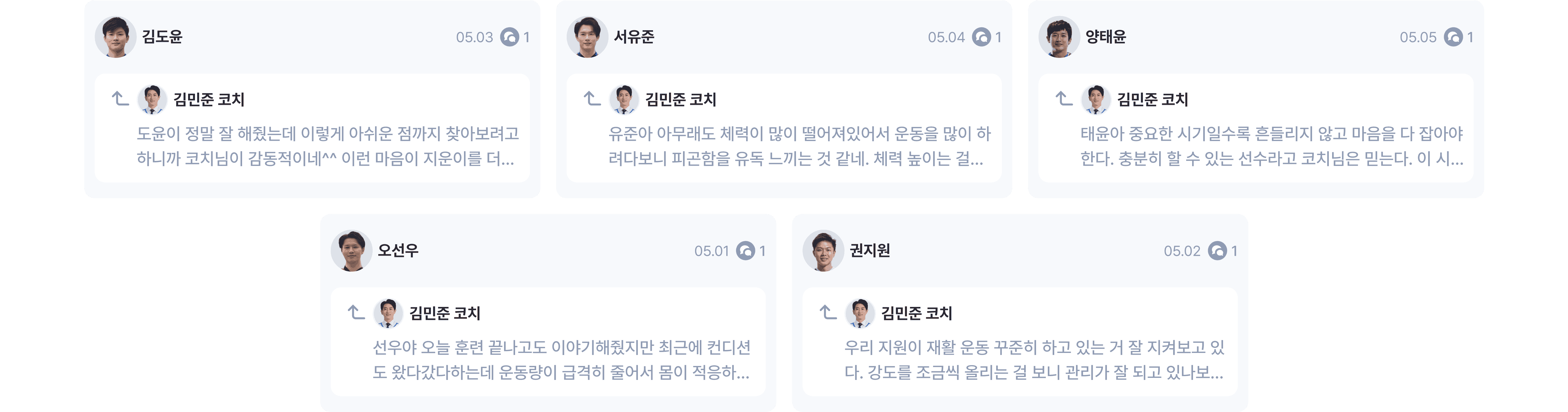 feedback request list banner